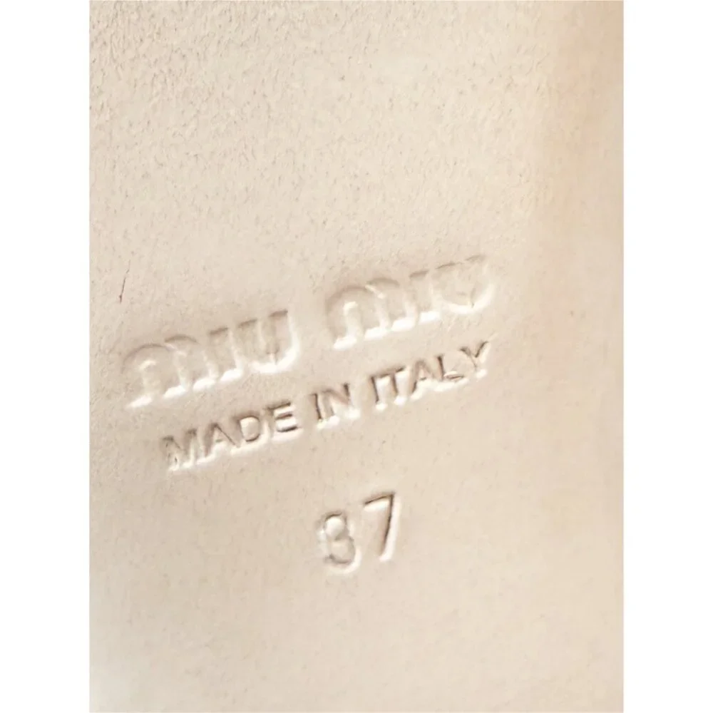 Miu Miu Black Sandals with Silver Embellishments - Picture 9 of 9
